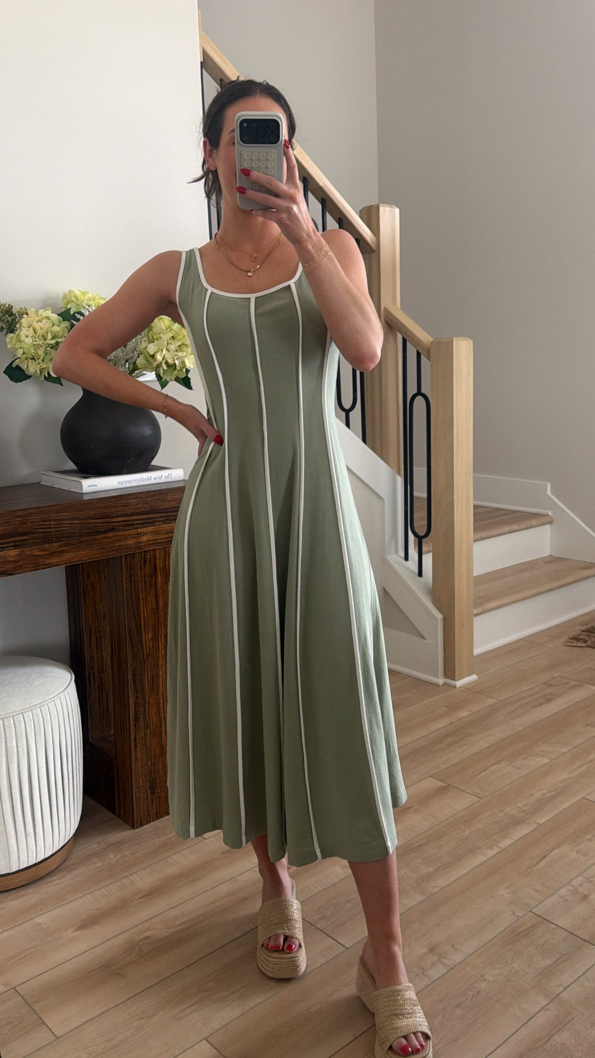Sage Shore Maxi Dress