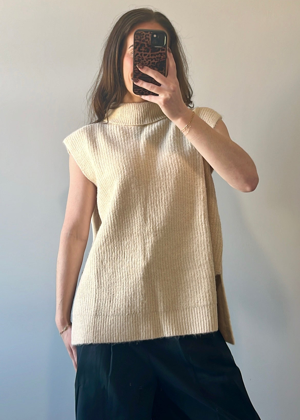 Crème Brûlée Turtleneck Sweater