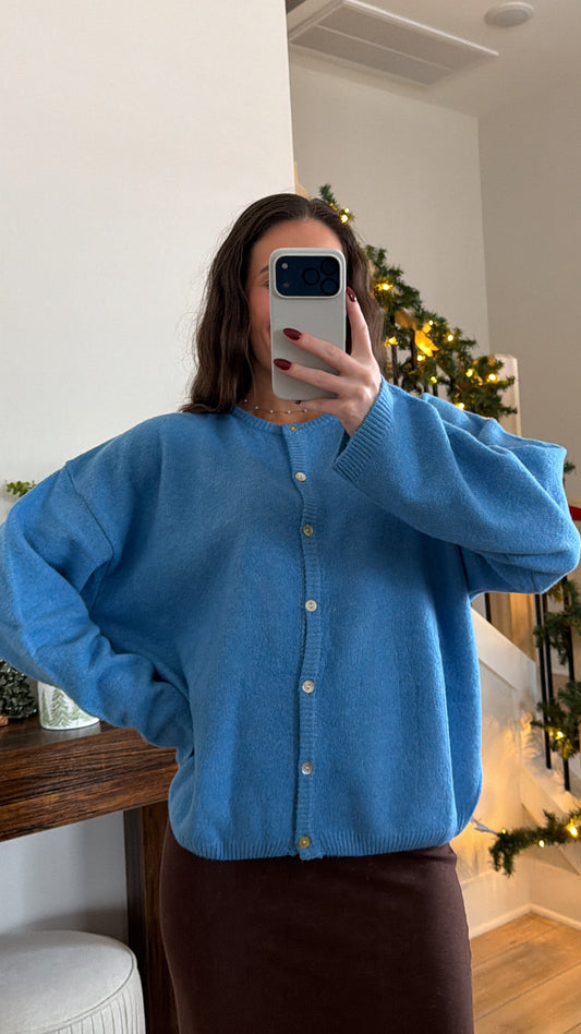 Cream Coast Cardigan Sweater