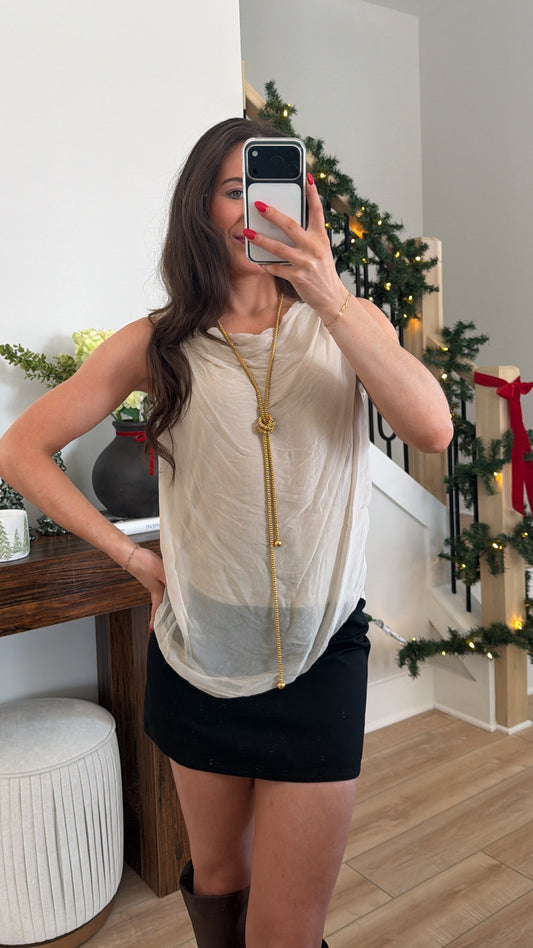 Bella Roma Sheer Top