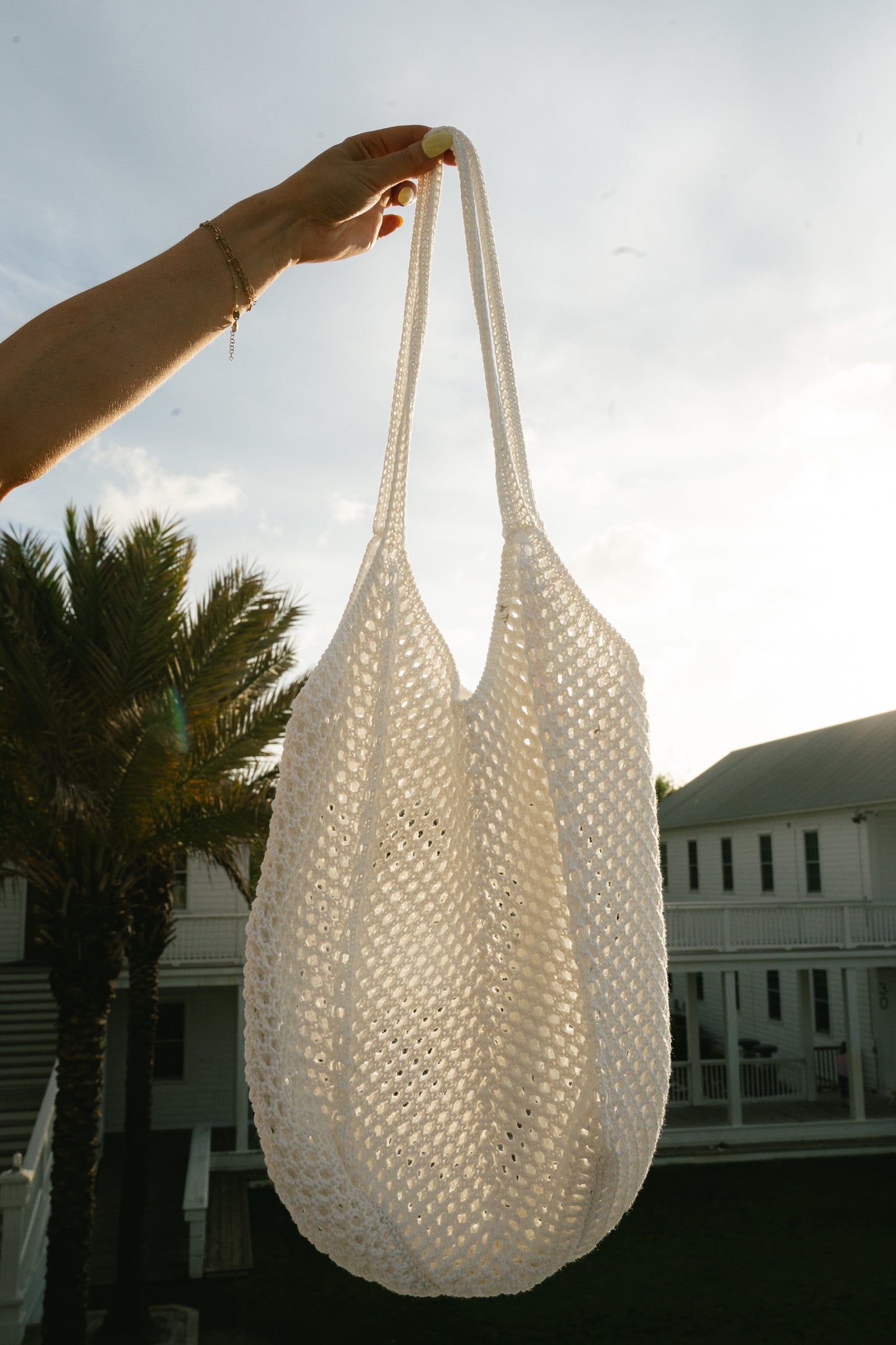Sand Dunes Crochet Shoulder Bag