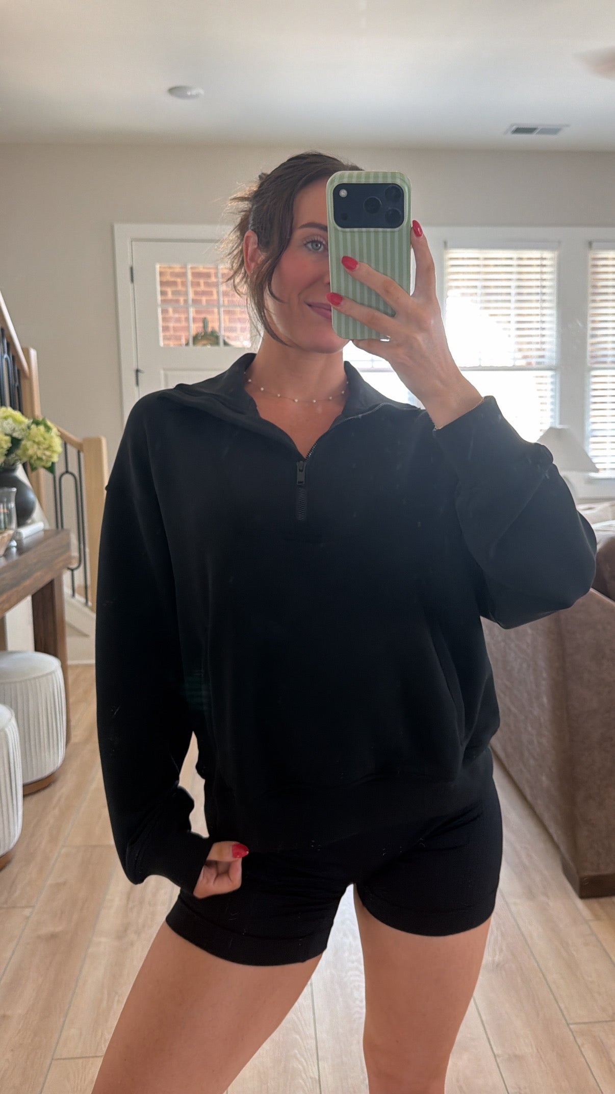 Roam Free Modal Quarter Zip Pullover