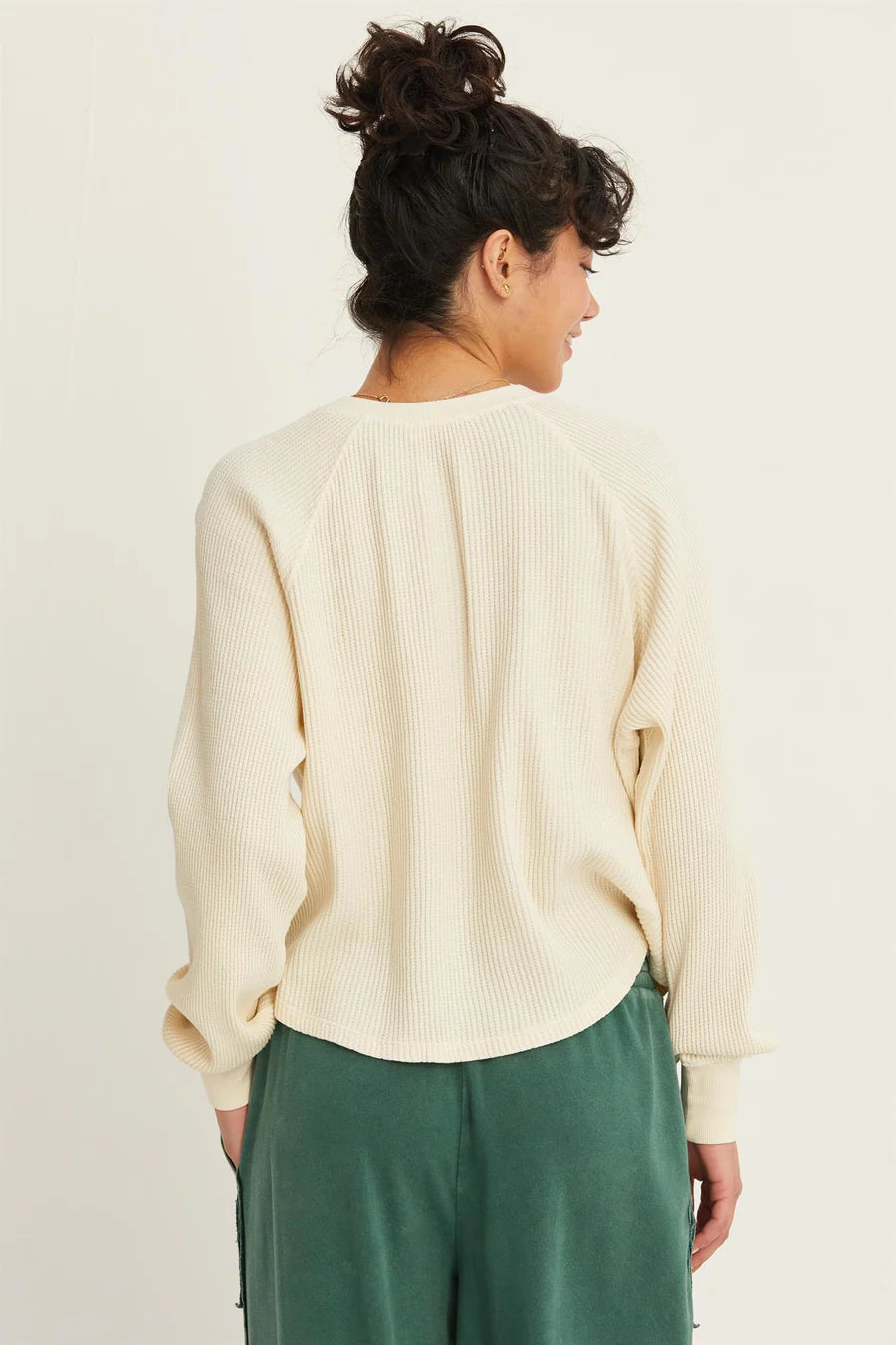 Fall Travels Sleigh Waffle Knit Pullover