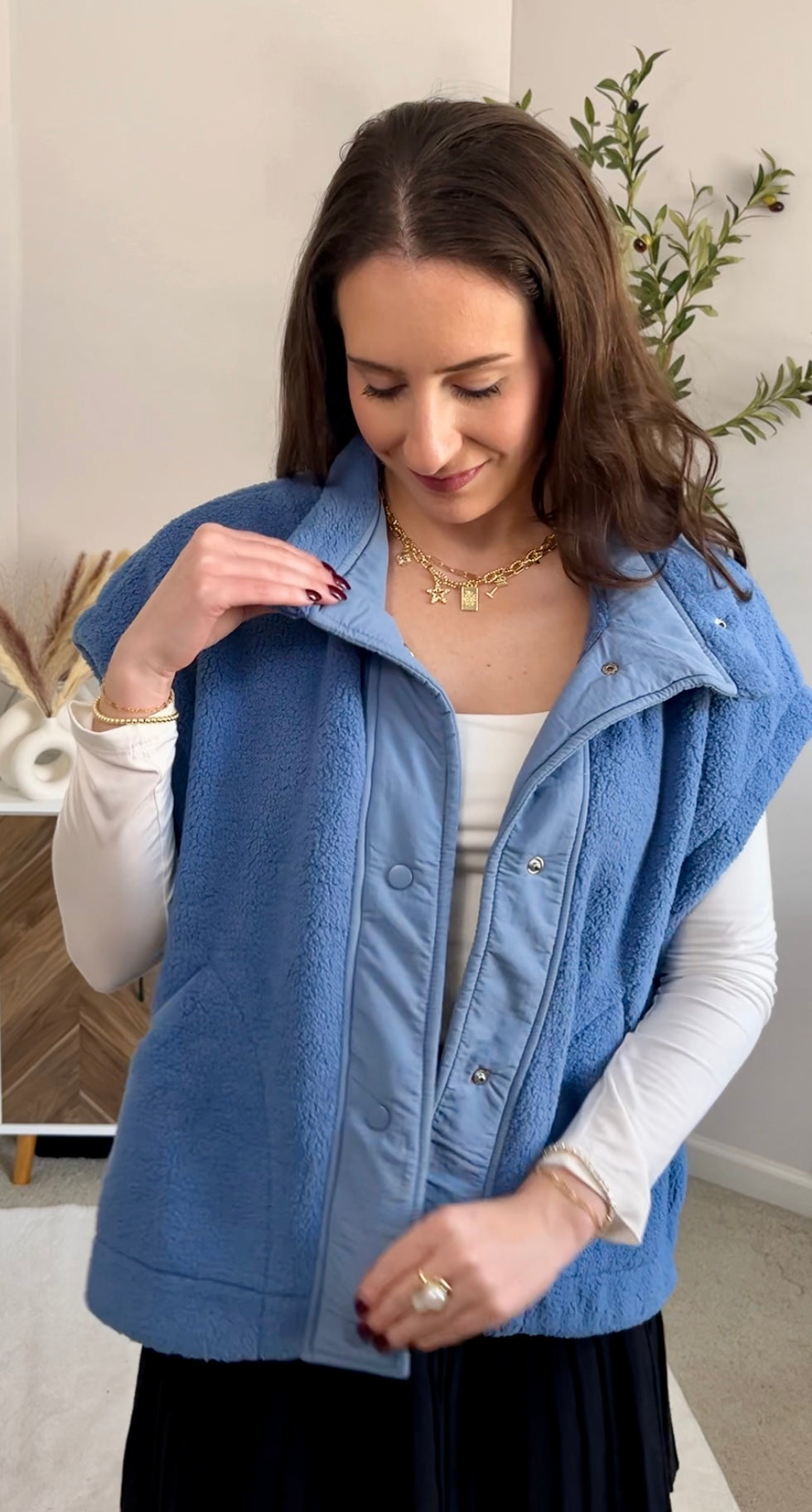 Winter Blues Sweater Vest