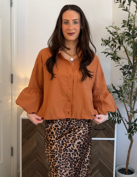 Luxe Compass Blouse