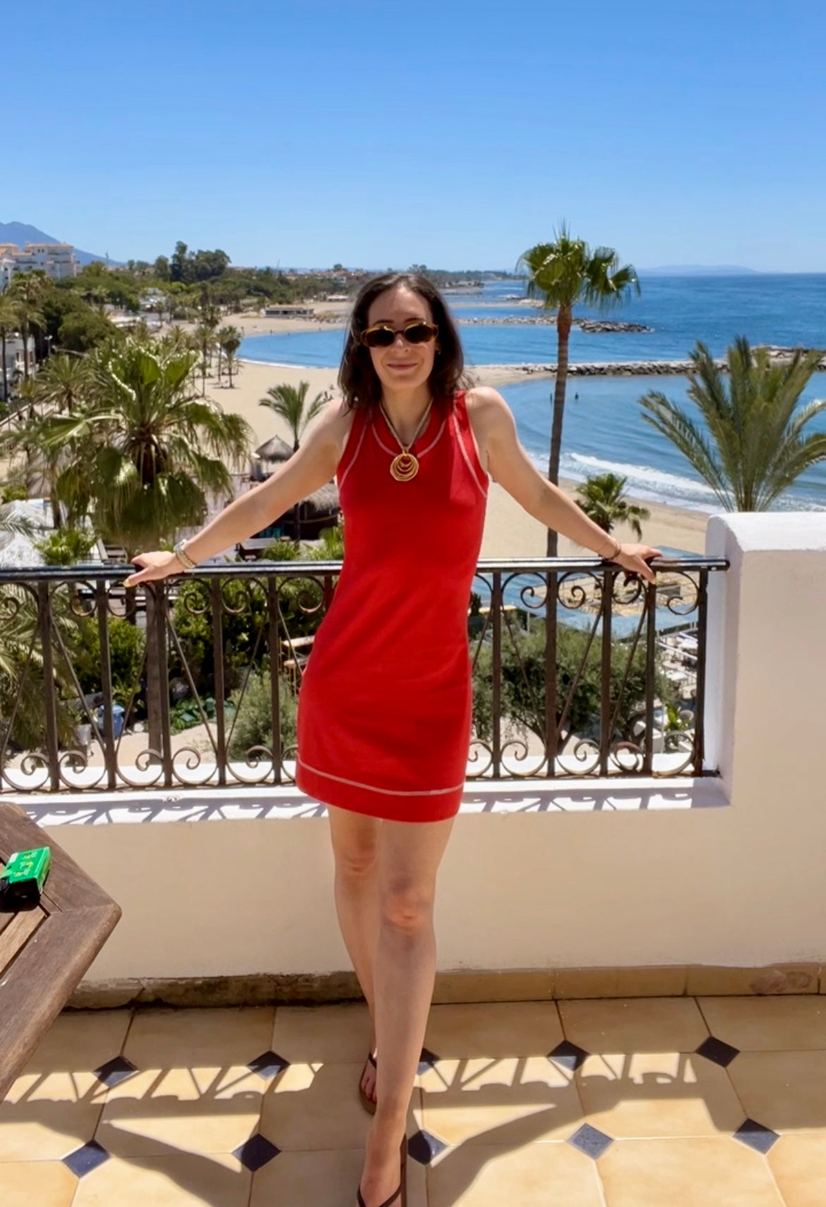Riviera Red Casual Dress