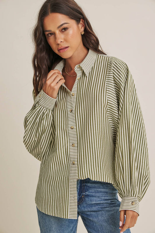 French Cafe Button Down Shirt