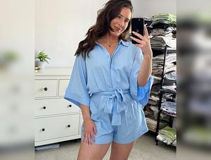 Blue Lagoon Romper