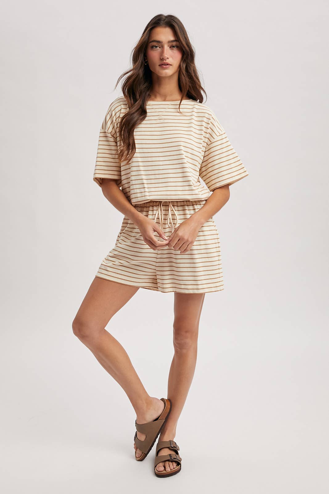 Dune Stripe Romper