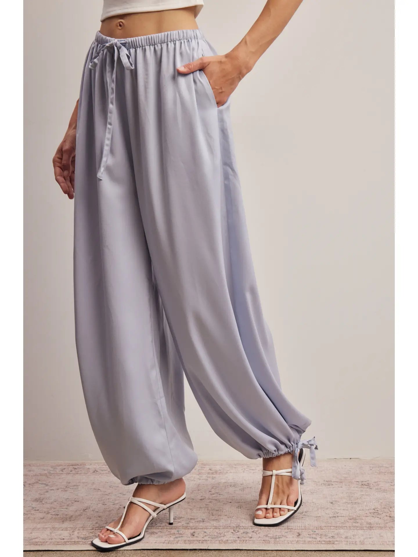 Ocean Mist Silk Pants