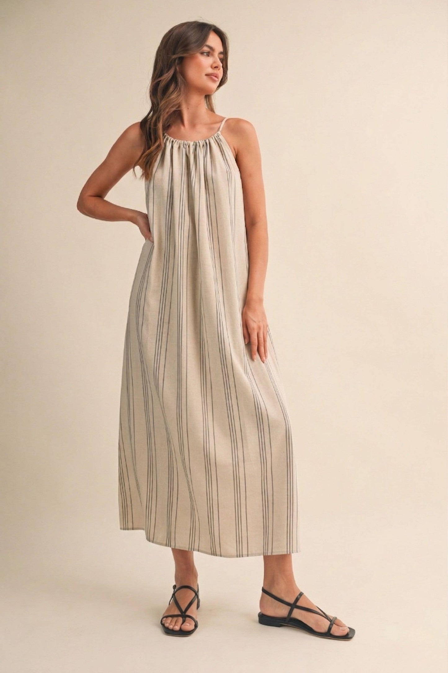 Capri Coast Midi Maxi Dress