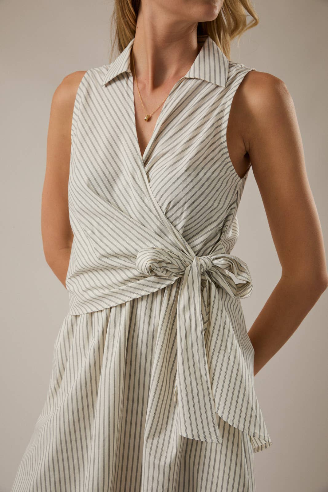 Valencia Days Front-Tie Dress