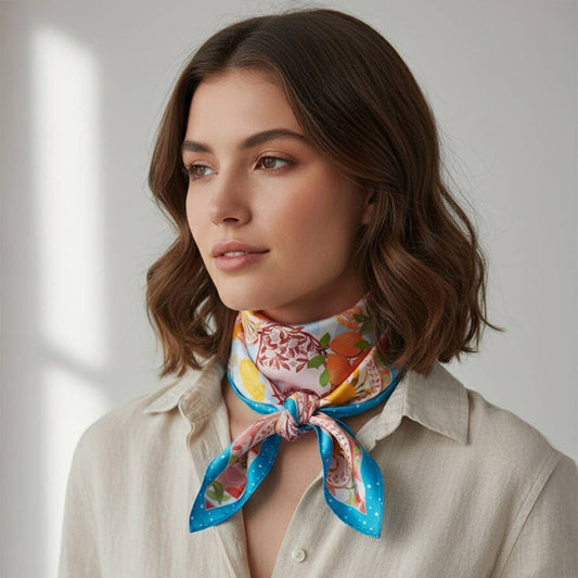 Seaside Bliss Square Bandana Scarf