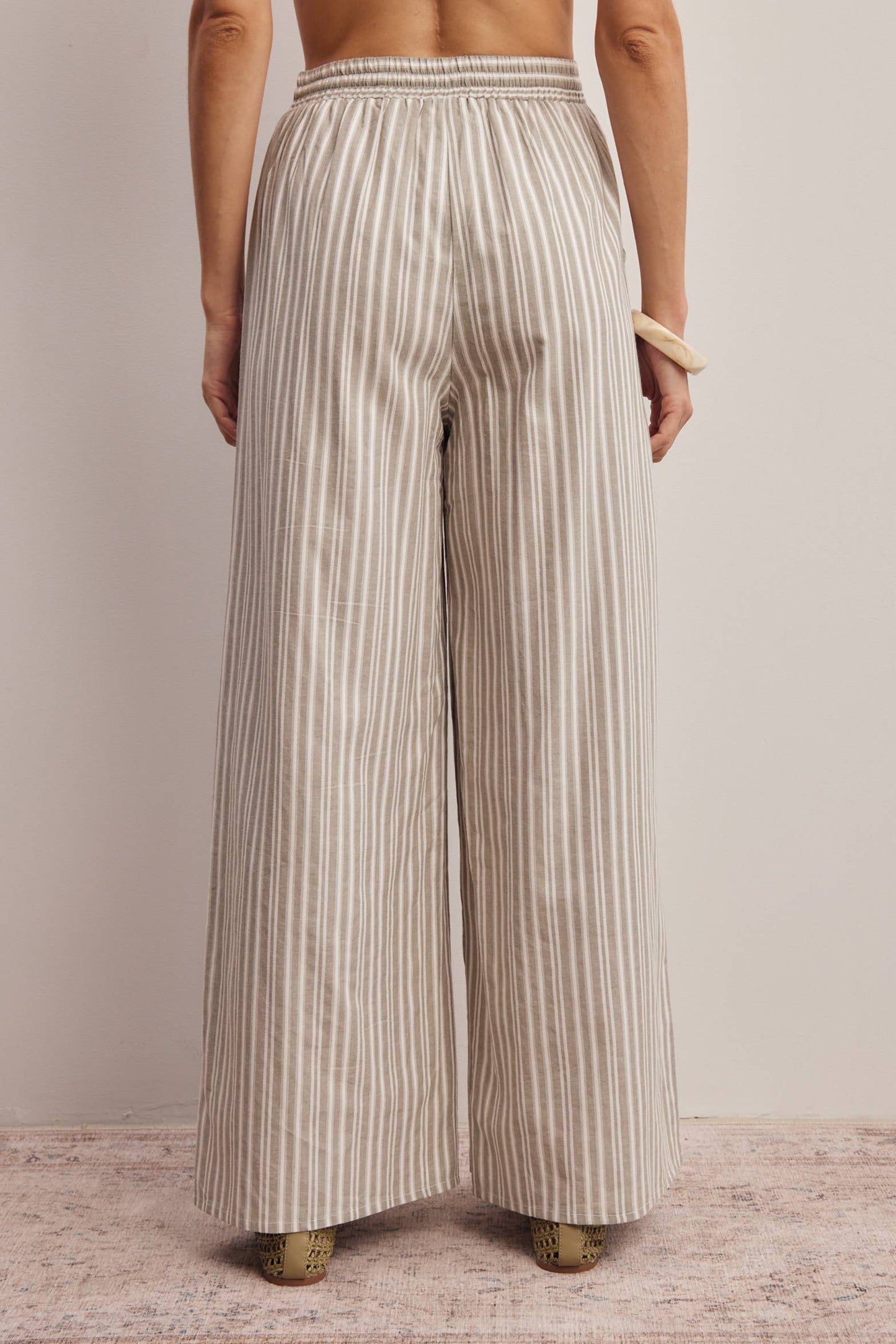 Harbor Light Stripe Wide Leg Pants