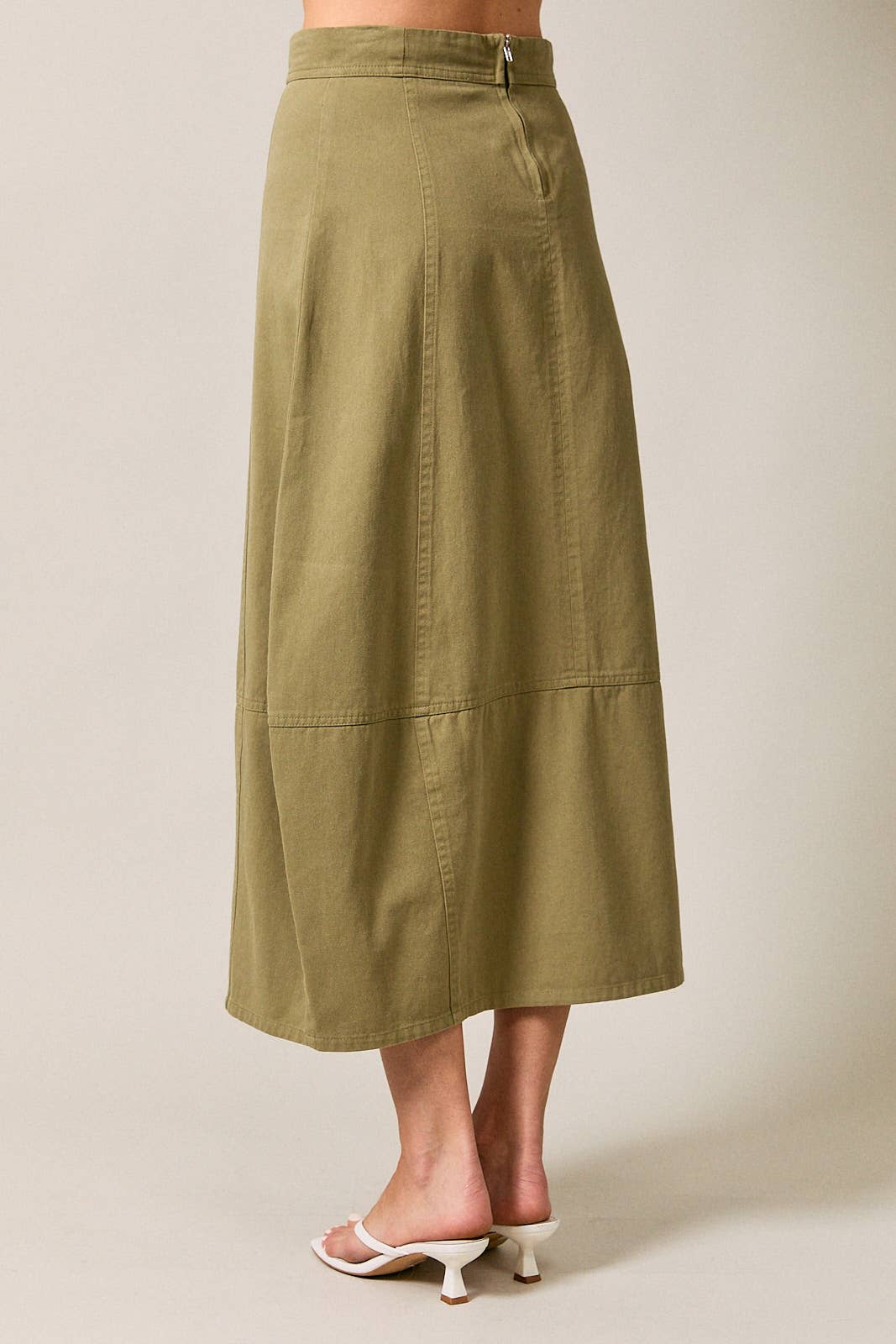 Juniper Barrel Midi Skirt