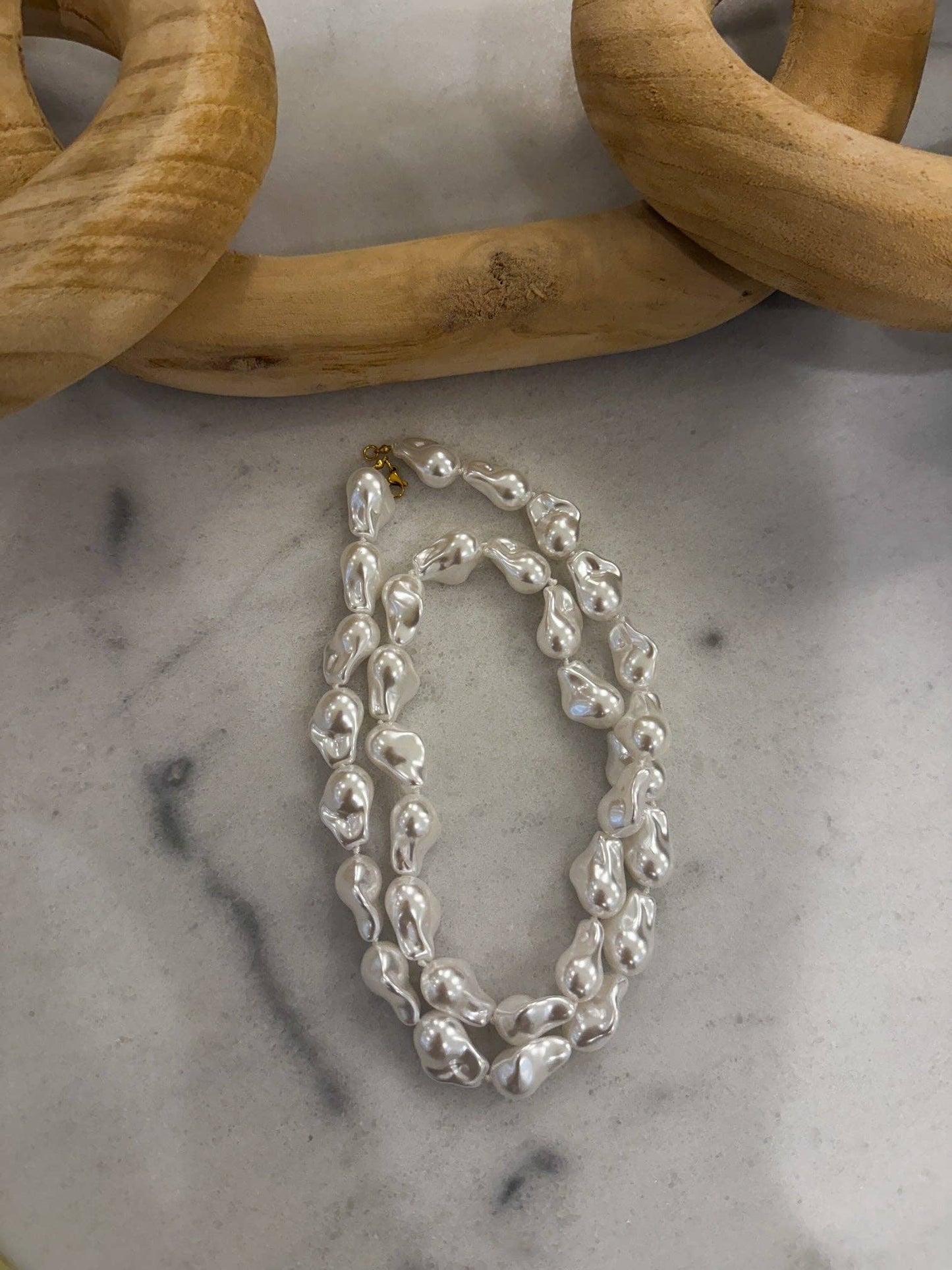Pearl Pacifica Double Wrap Necklace