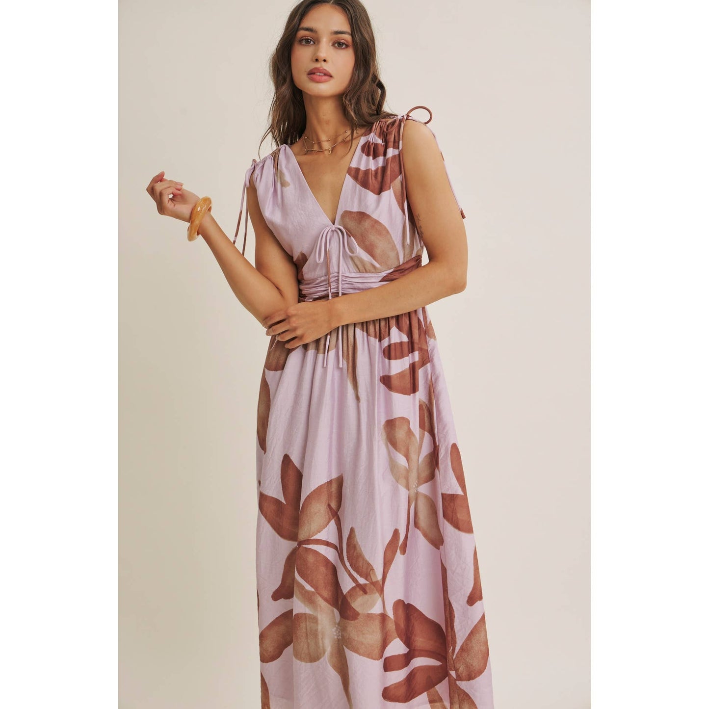 Tropical Sunset Midi Dress