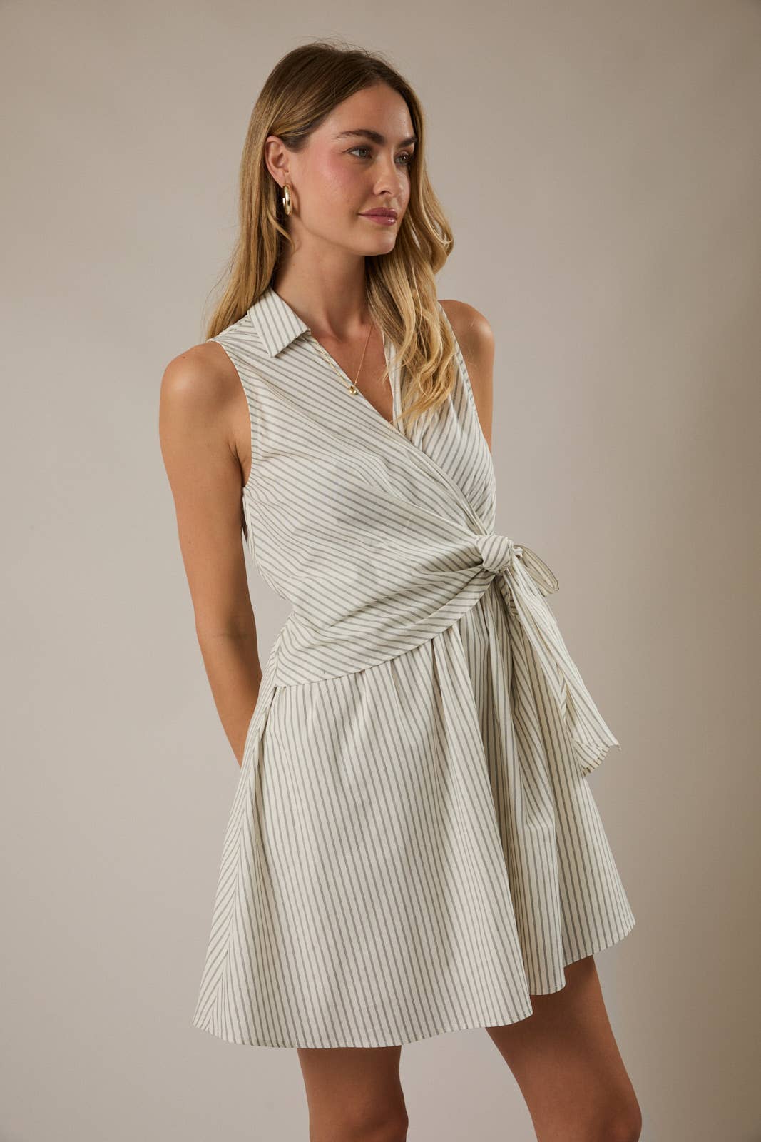 Valencia Days Front-Tie Dress