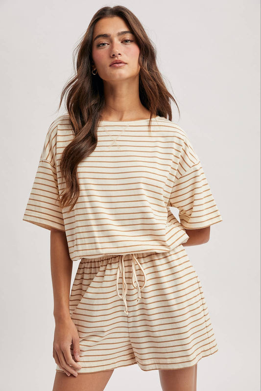 Dune Stripe Romper