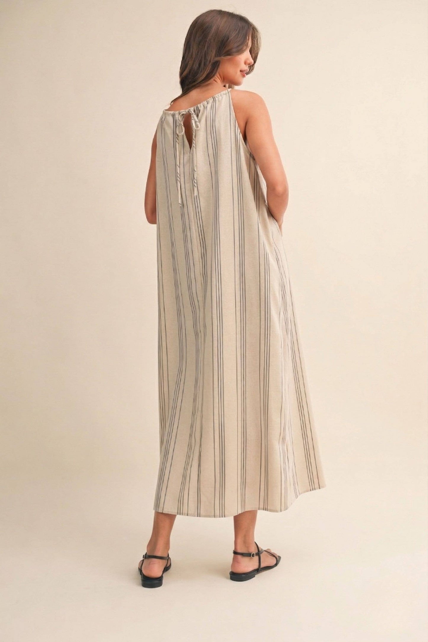 Capri Coast Midi Maxi Dress